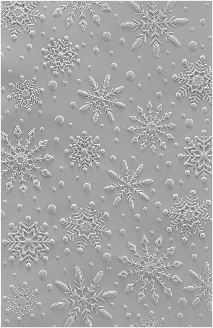 Spellbinders 3D Embossing Folder 5.5"x8.5" - Flurry of Snowflakes - Image 4